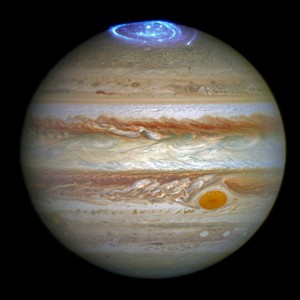 jupiter with aurora